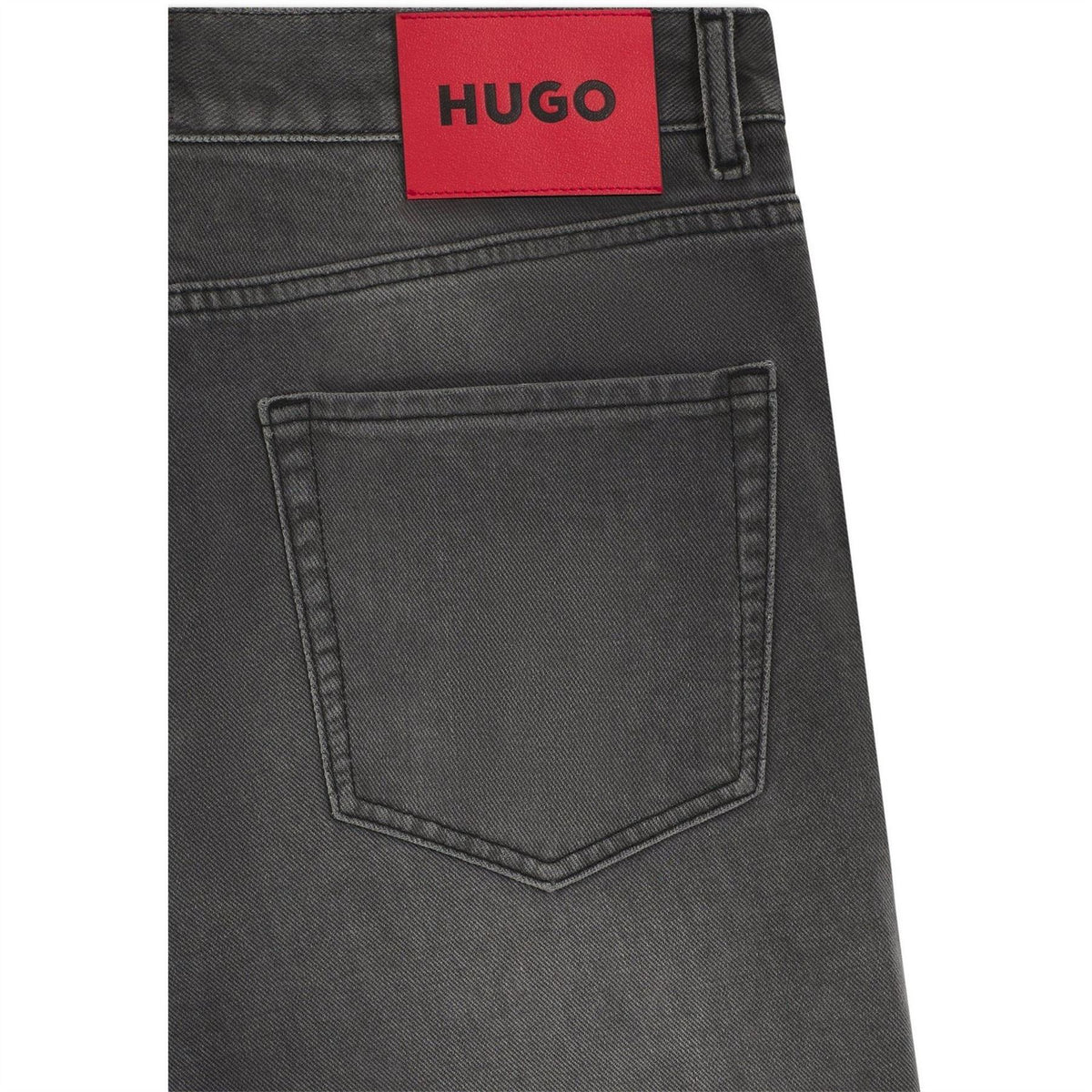 Hugo Tapered Fit Five Pocket Jeans