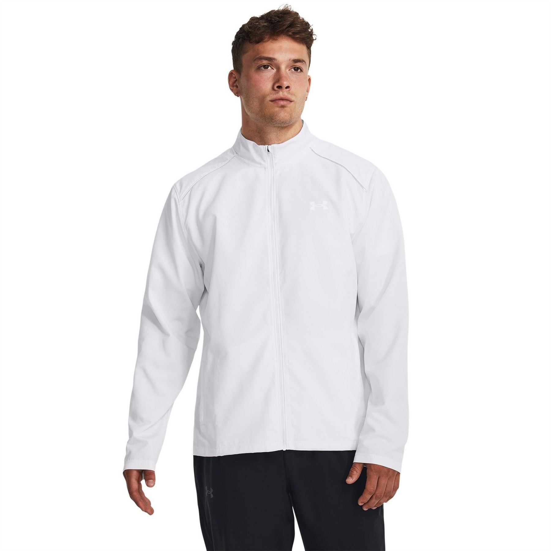 Under Armour Storm Run Solid Patterned Running Jacket