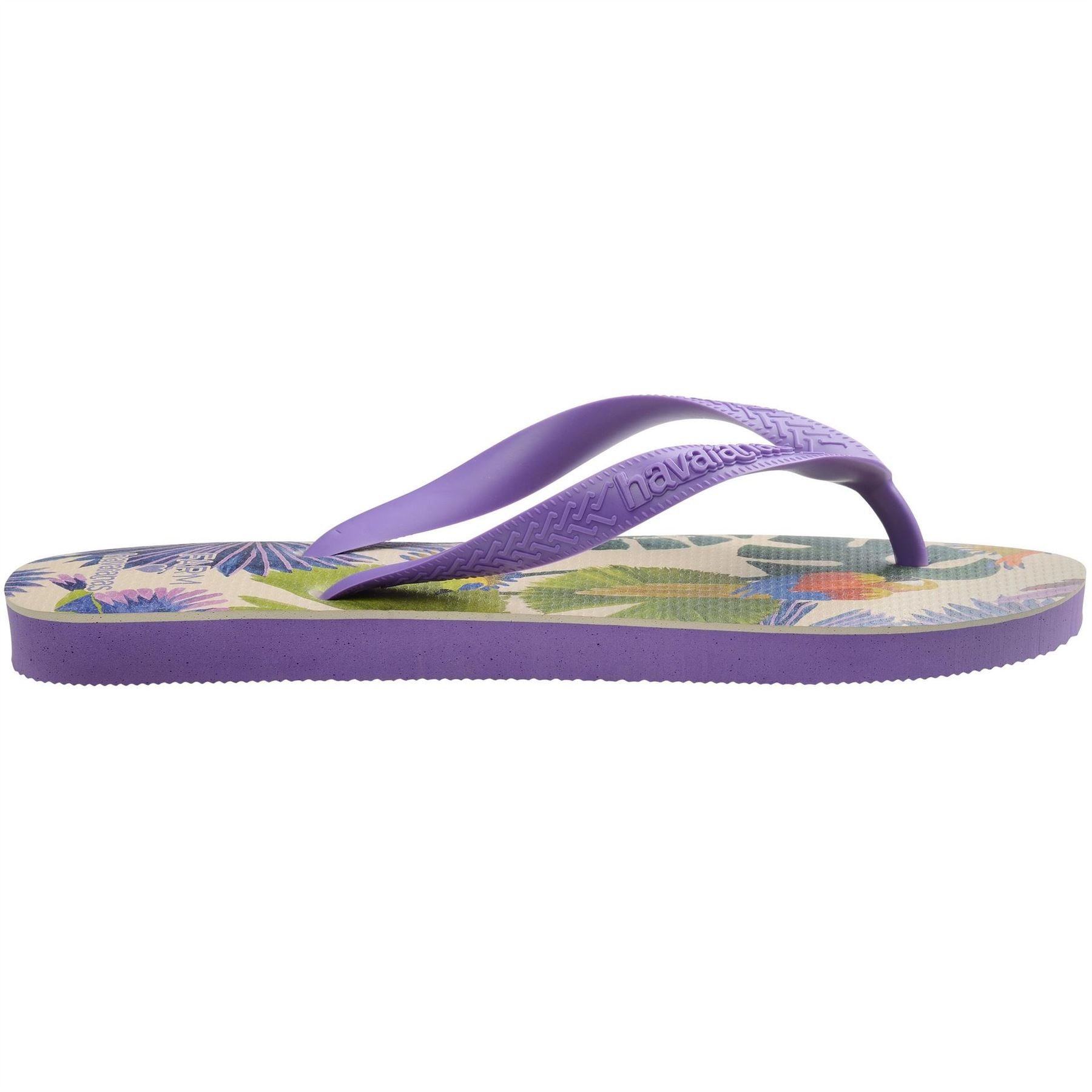 Havaianas Floral Print Thong Toe Flip Flops