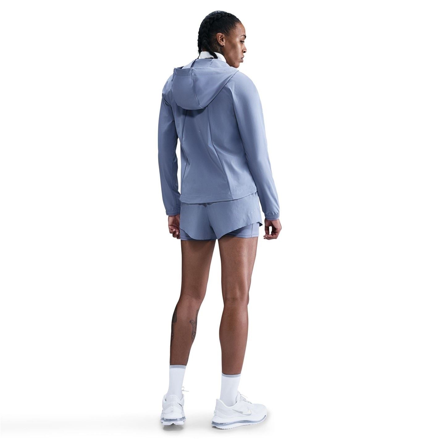 Nike Womens Dri Fit Swift Mid Rise 3 2 In 1 Shorts