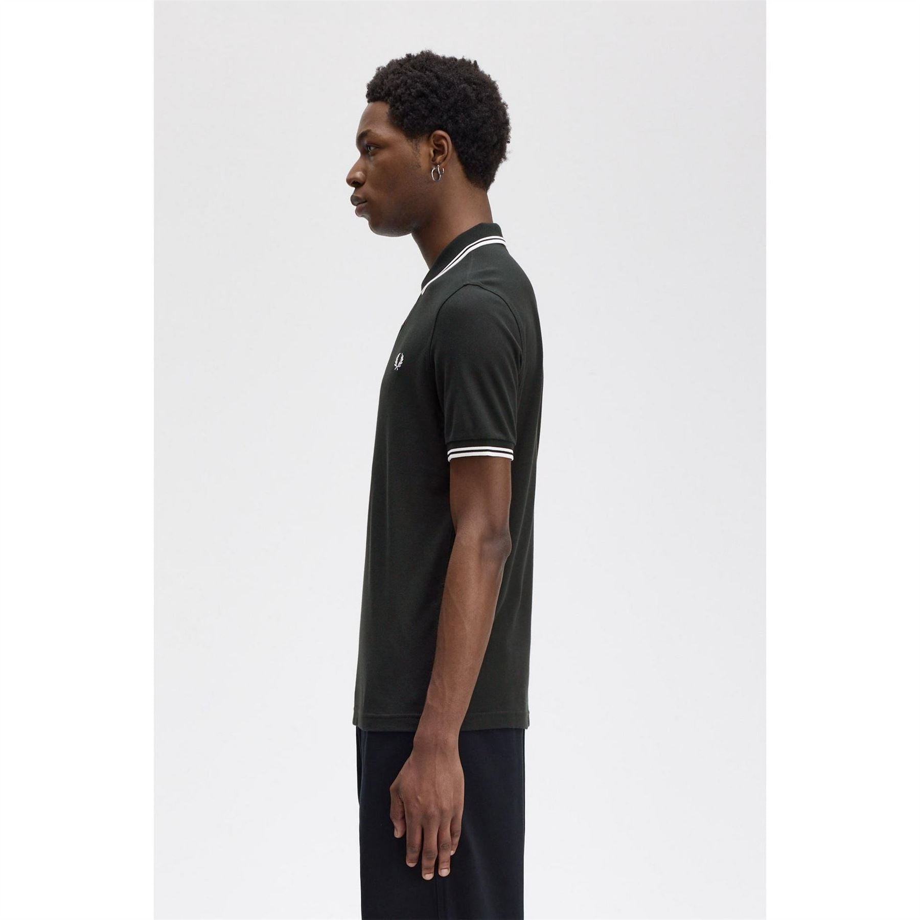 Fred Perry Sleeve Twin Tipped Polo Shirt