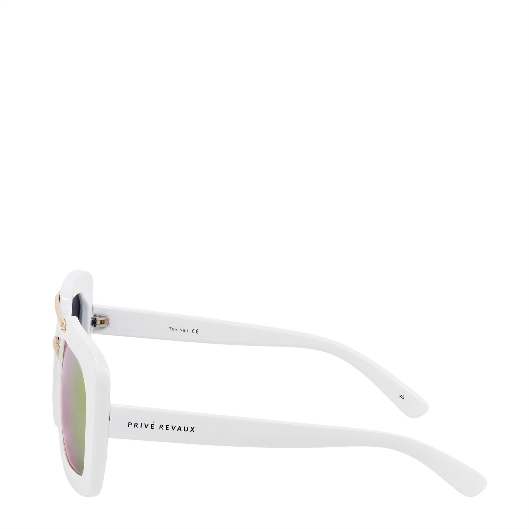 Prive Revaux R The Karl Square Double Bridge Sunglasses
