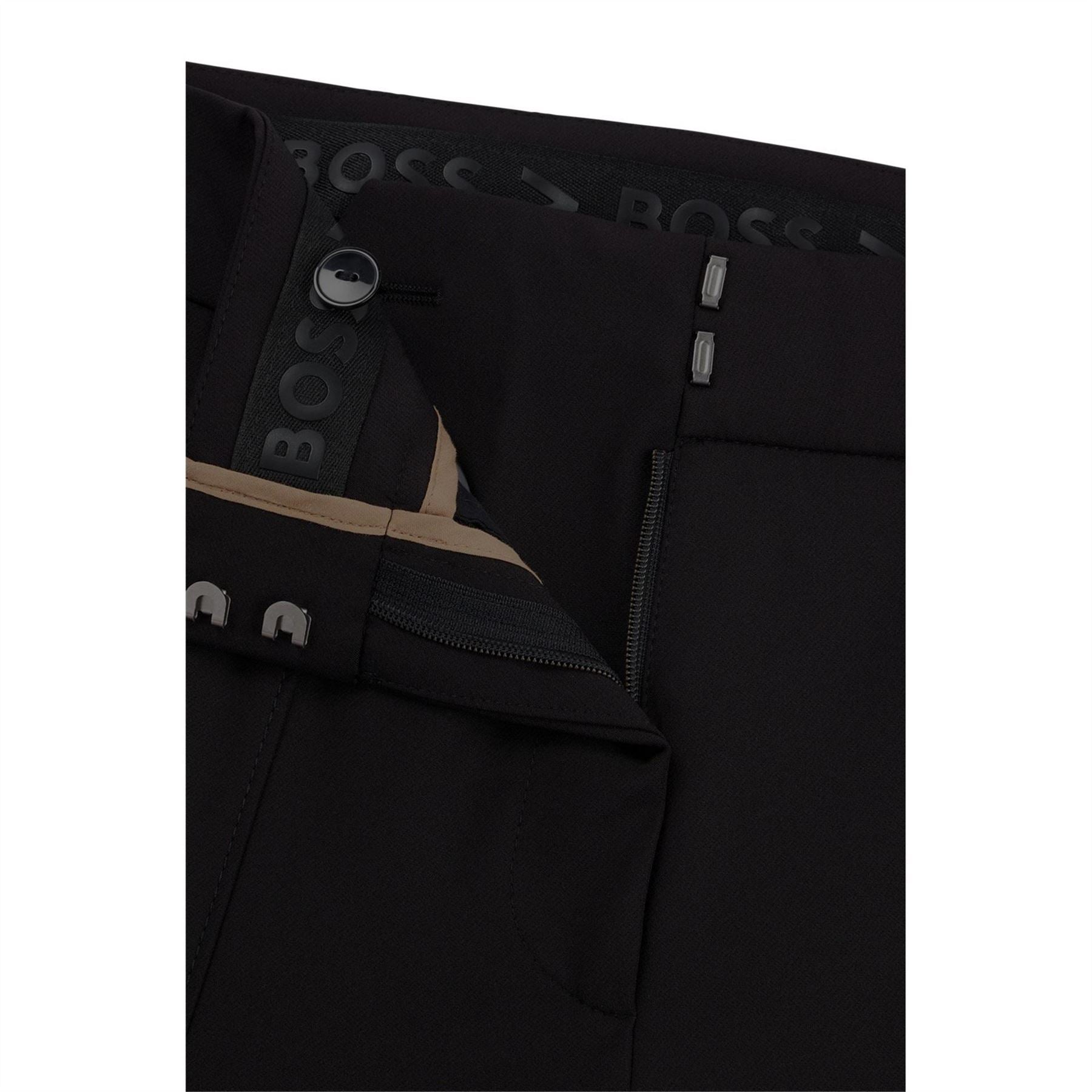 Boss Tukeva Solid Patterned Slim Trousers