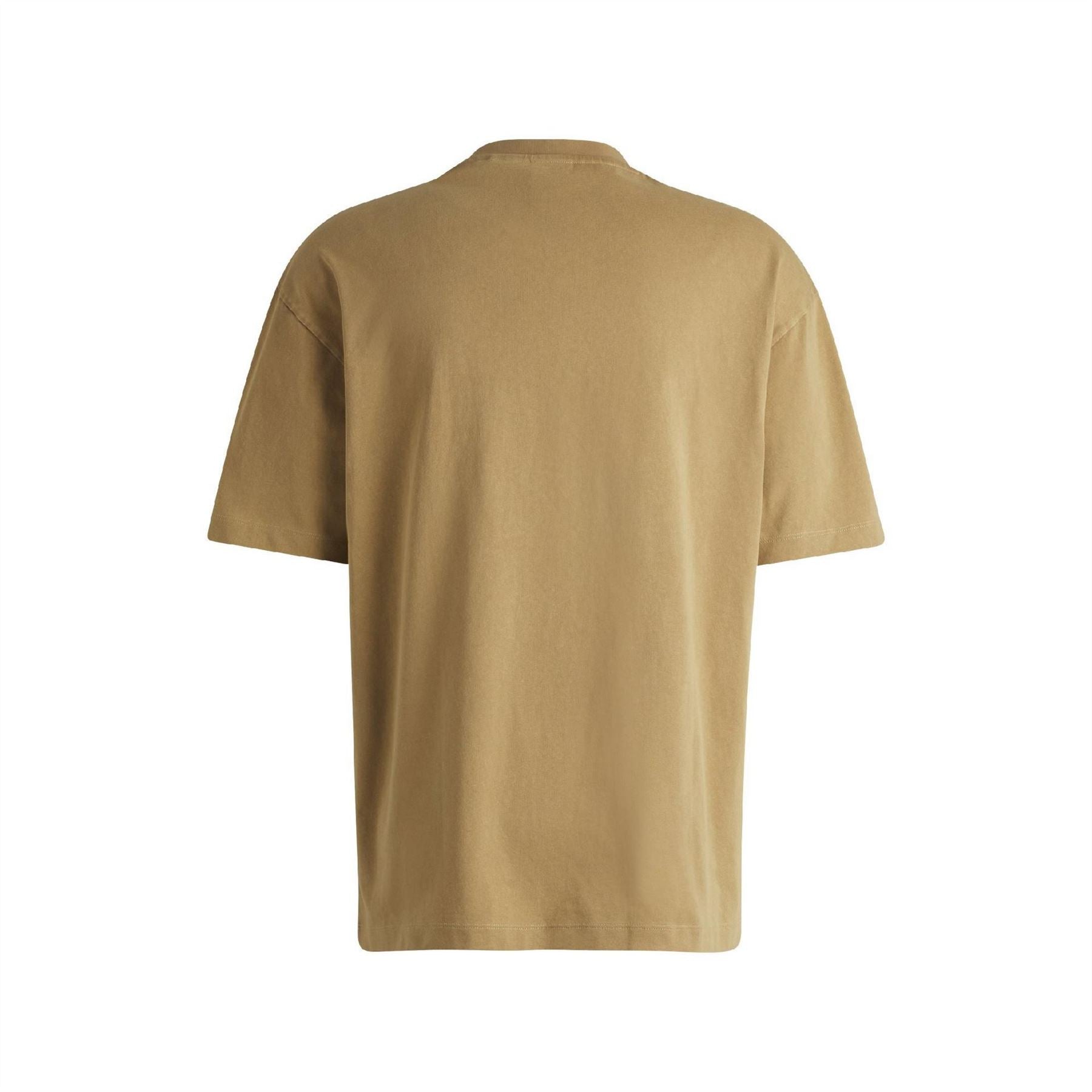 Hugo Graphic Crew Neck Ribbed Collar Oversize T-Shirt
