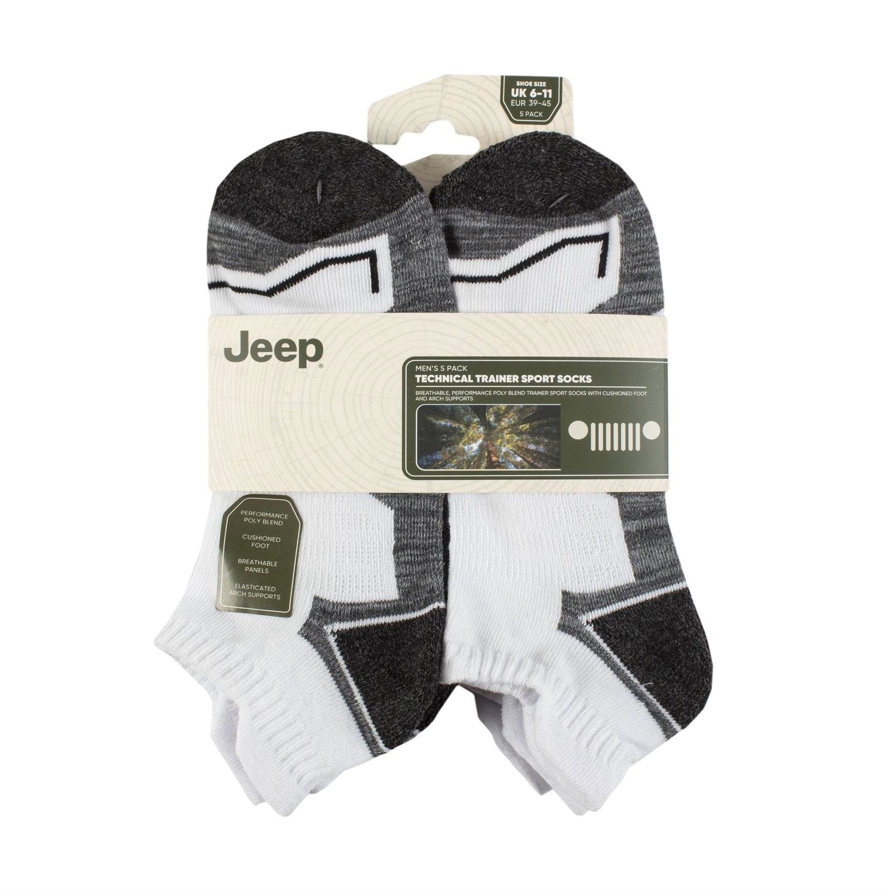 Jeep Performance Trainer Ankle Socks