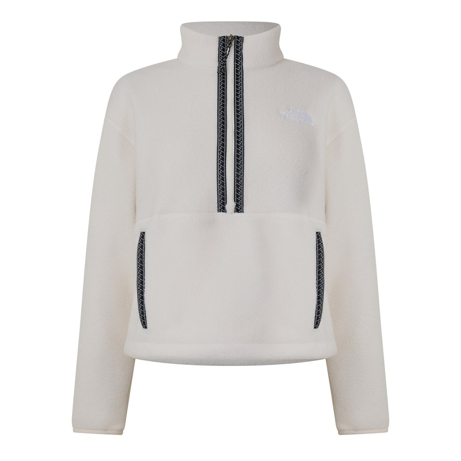 The North Face Tnf Fleeski Quarter Zip Po White Dune