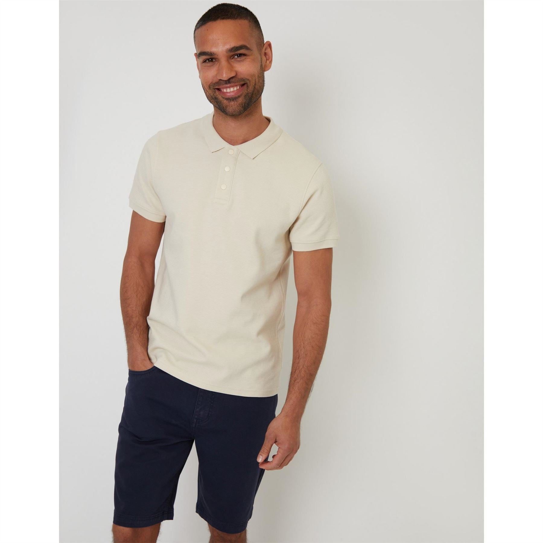 Threadbare Caswell Polo Regular Fit Short Sleeve Shirt