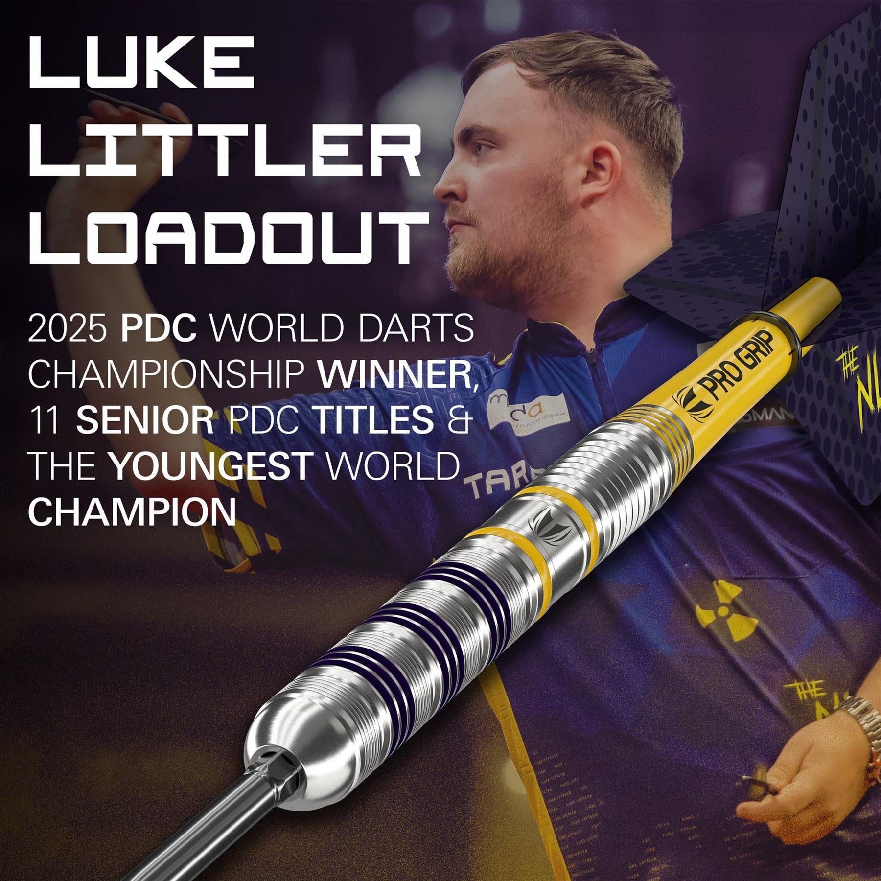 Target Darts Luke Littler Loadout 23g Tungsten Darts