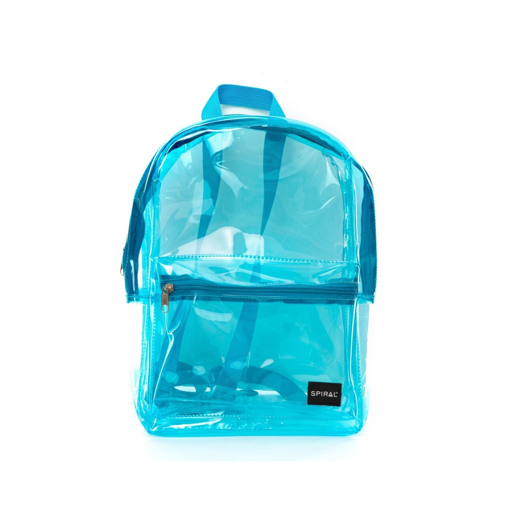 Spiral Mini Rectangle Shape Backpack with Logo Patch