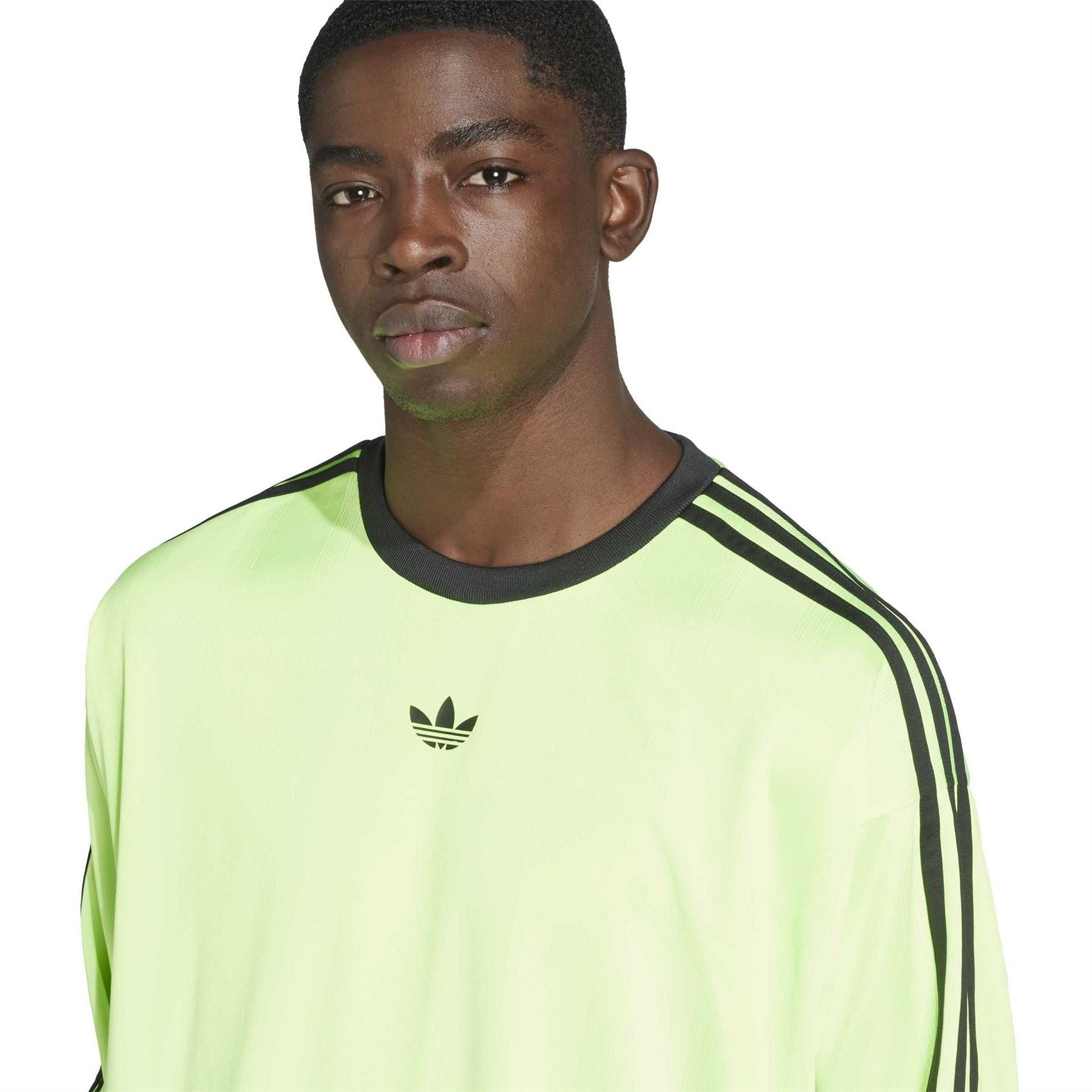 adidas Jacquard Jersey Long Sleeve T-Shirt