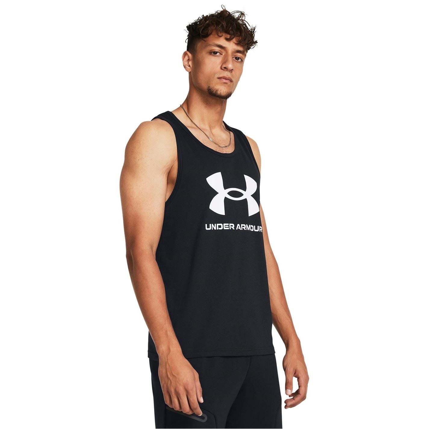 Under Armour Mens Armour Ua Sportstyle Logo Tank Vest