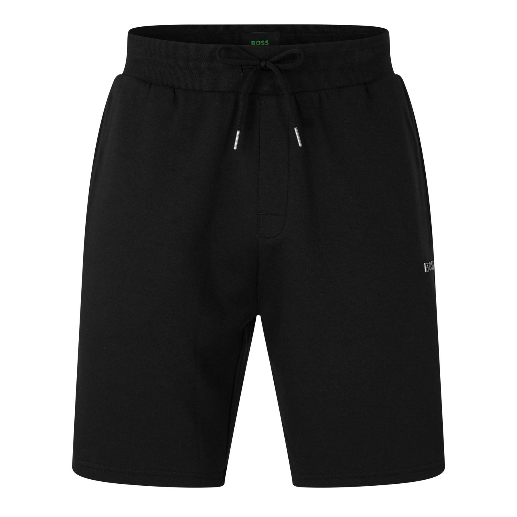 Boss Essense Solid Bermuda Shorts with Elasticated Waistband