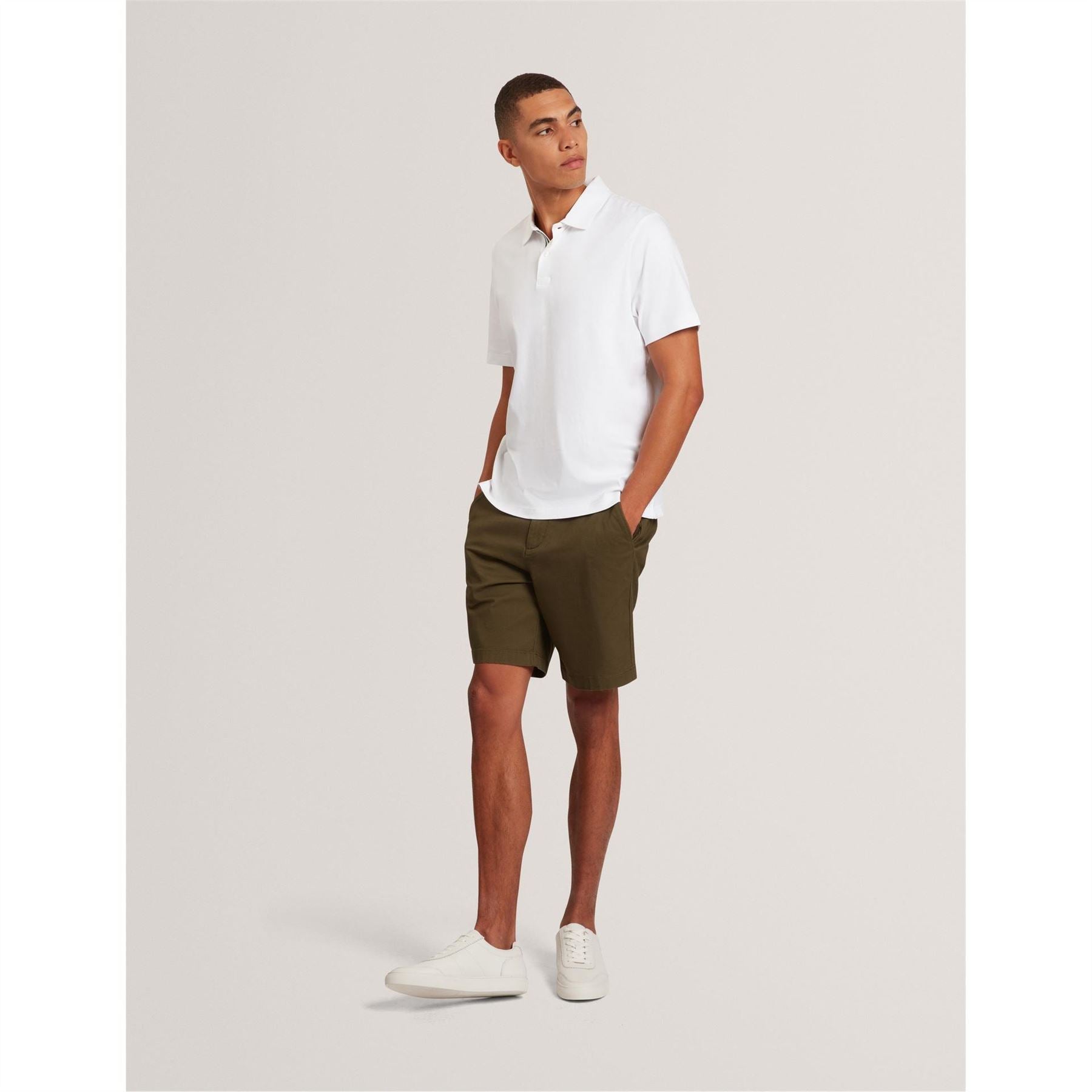 Ted Baker Mercerised Collared Neck Short Sleeve Polo Shirt