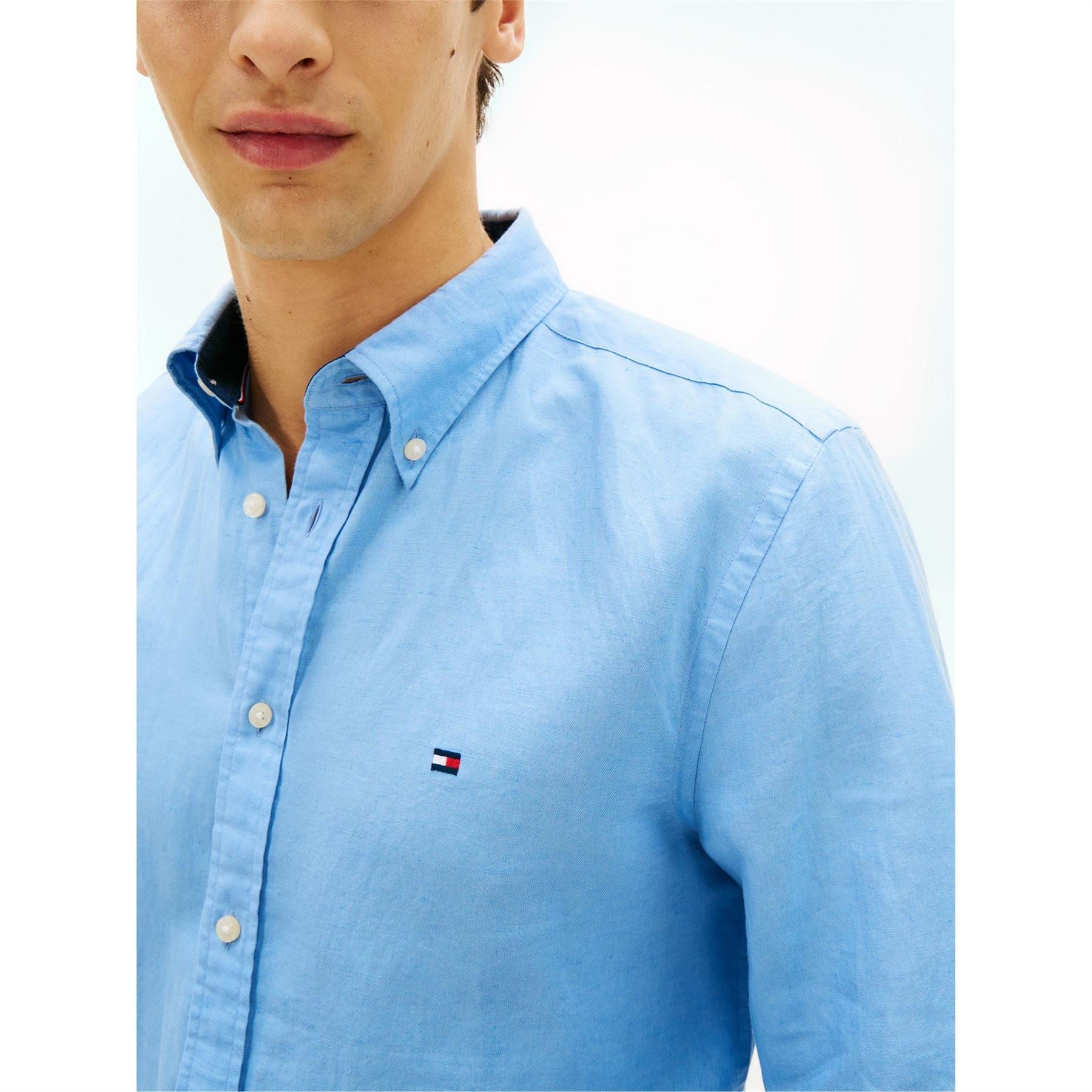 Tommy Hilfiger Linen Ls Shirt Sn63