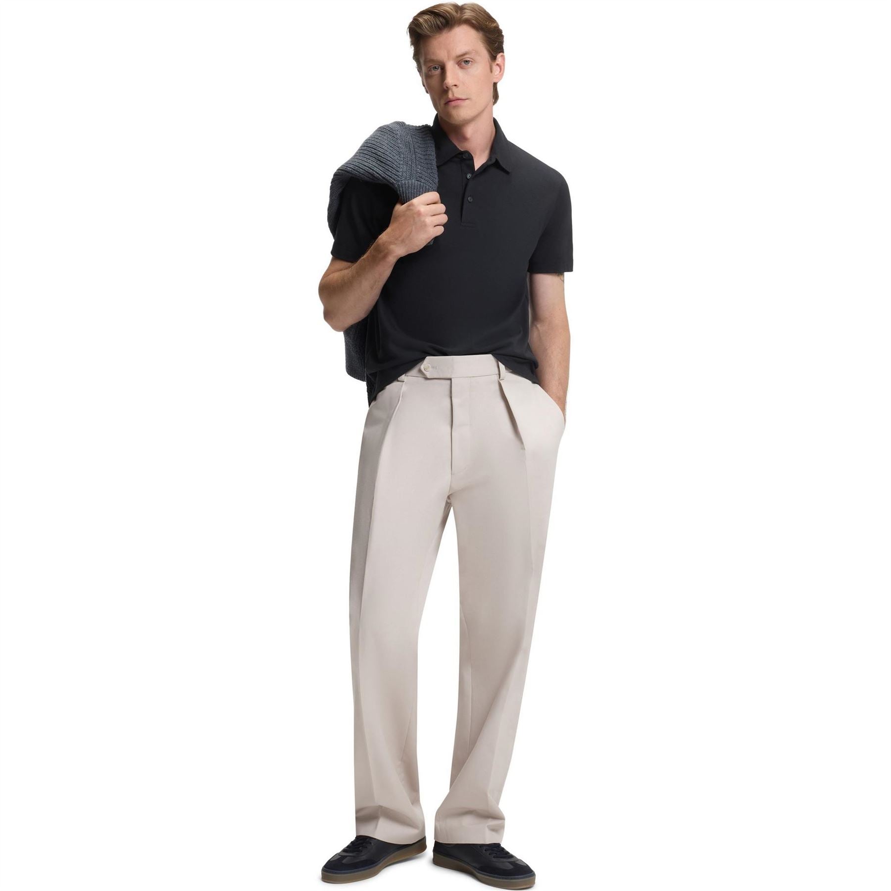 Boss Collared Neck Short Sleeve Regular Fit Shirt