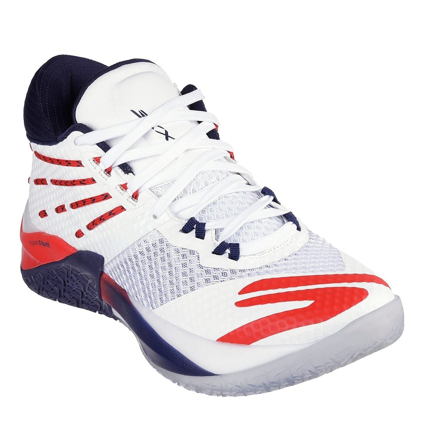 Skechers Breathable Mesh TPU Heel Lock Basketball Trainers