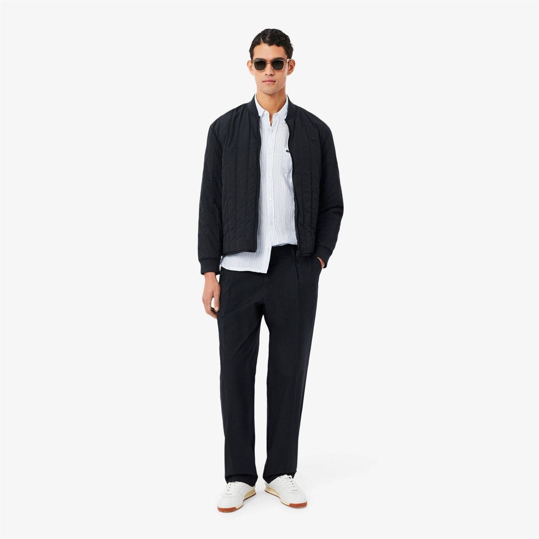 Lacoste Long Sleeve Patterned Shirt