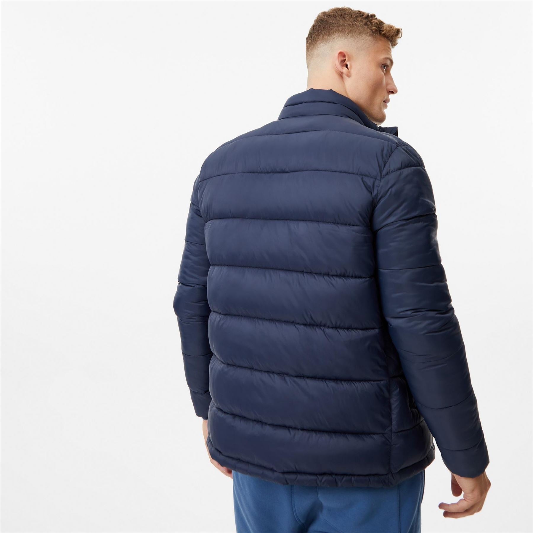 Jack Wills Kershaw Lightweight Long Sleeve Short Puffer Jacket