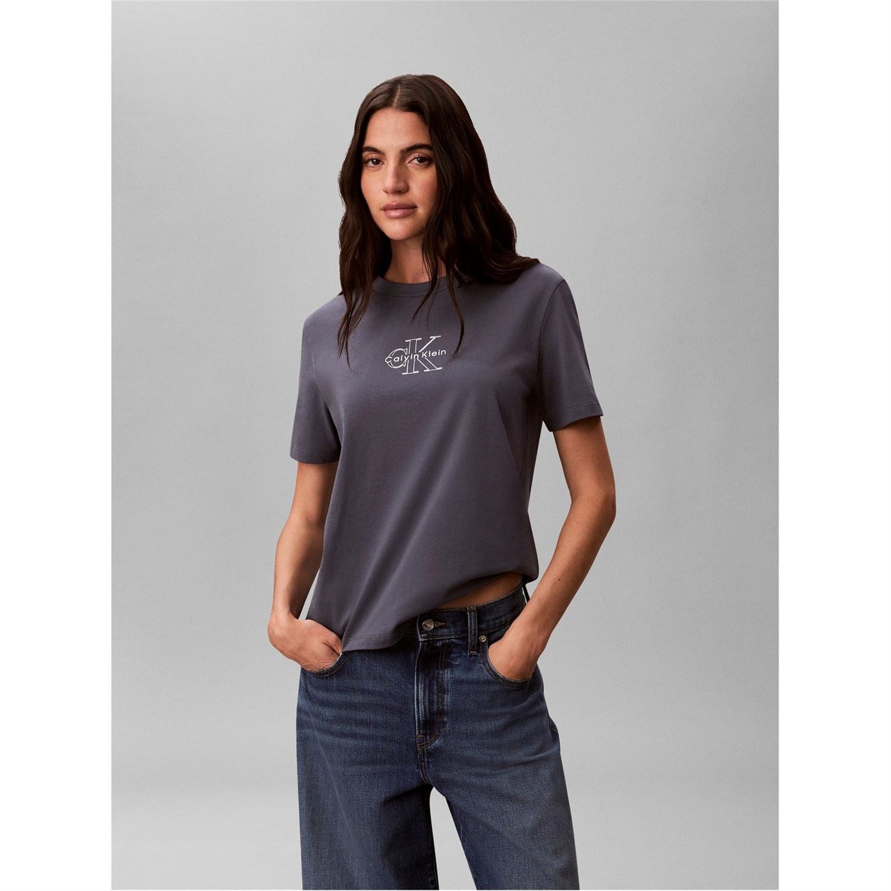 Calvin Klein Jeans Logo T-Shirt Ld63