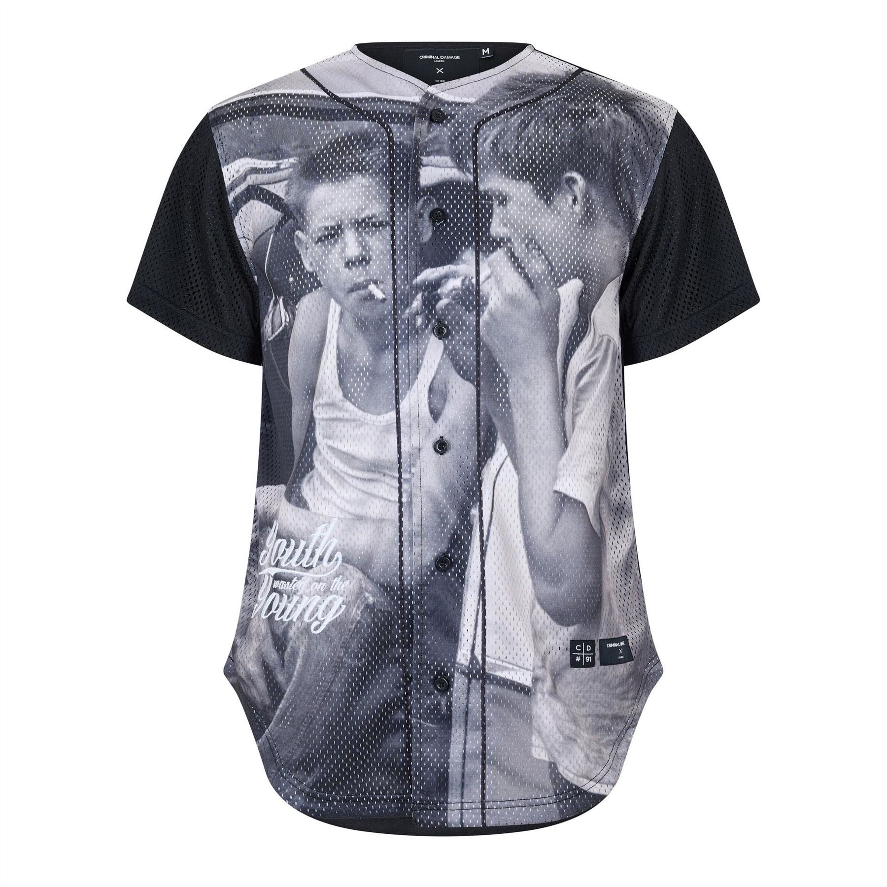 Criminal Damage Youth Basketball T-Shirt