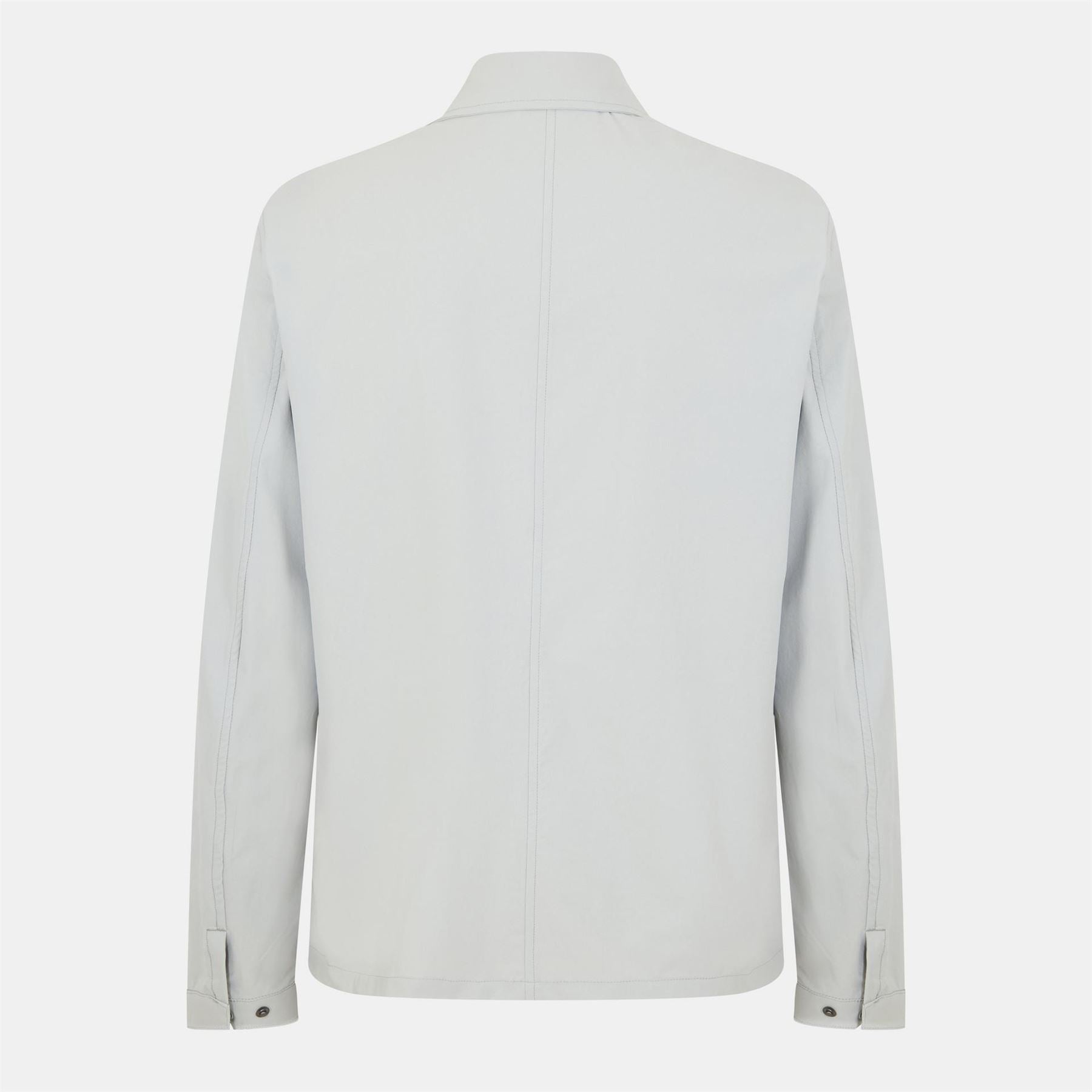 Lyle and Scott Solid Patterned Snap Button Overshirt