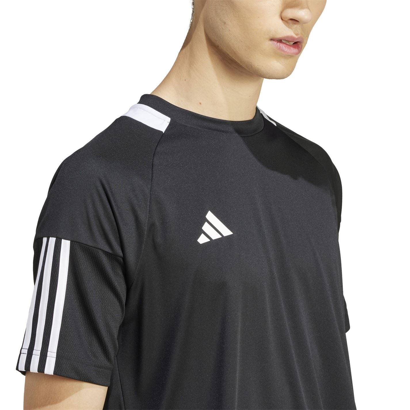 adidas Mens Classic 3 Stripe Sereno T-Shirt