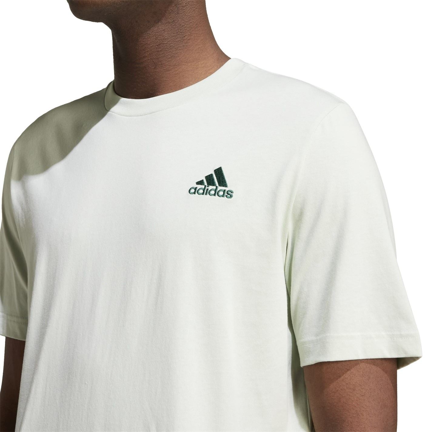 adidas Mens Essentials Single Jersey Logo T-Shirt