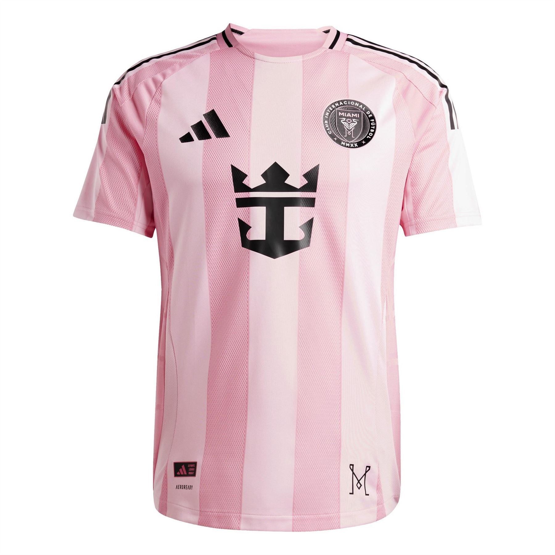 adidas Mens Inter Miami Authentic Home Shirt 25 26