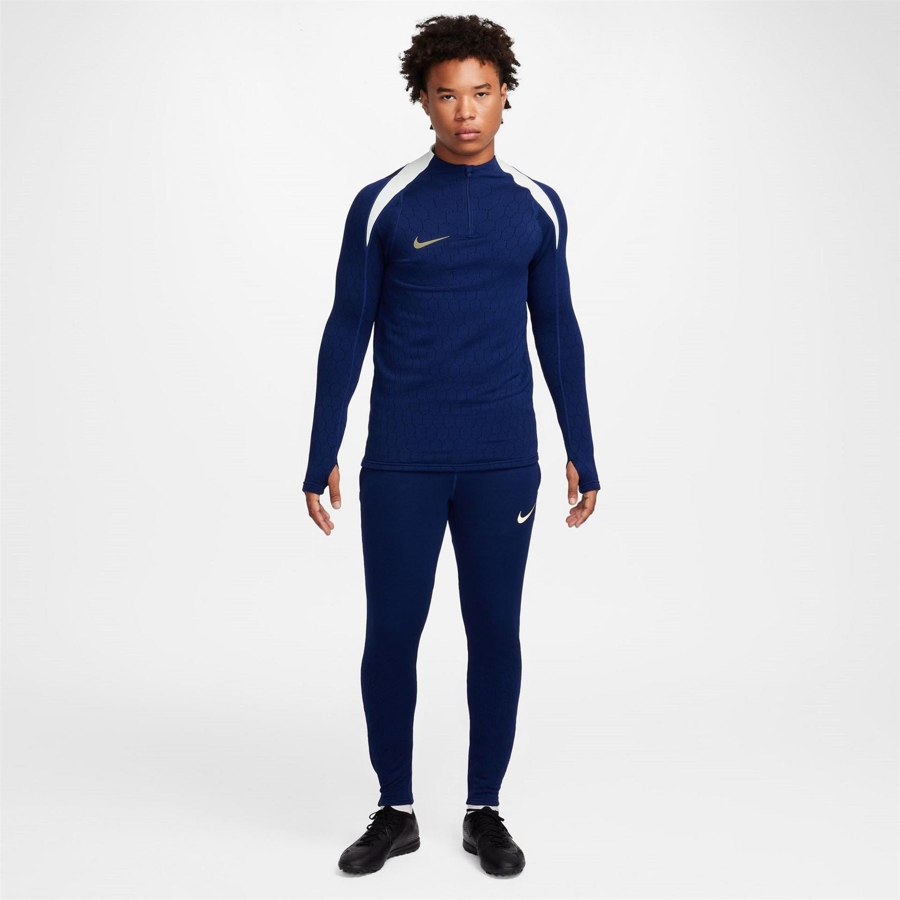 Nike Mens Elite Therma Fit Adv Water Repellent Drill Top