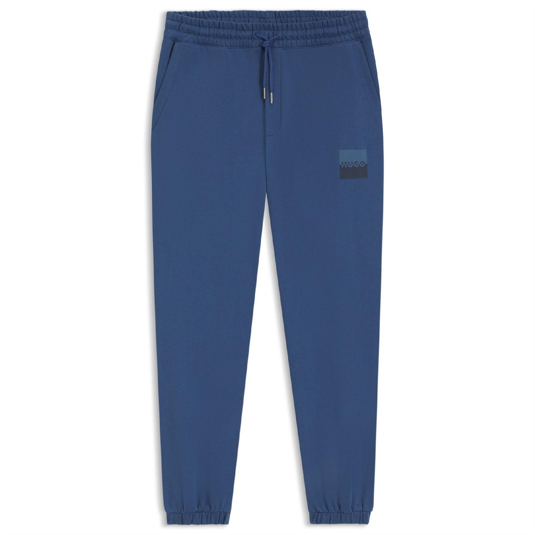 Hugo Dusplitan Solid Patterned Slim Joggers