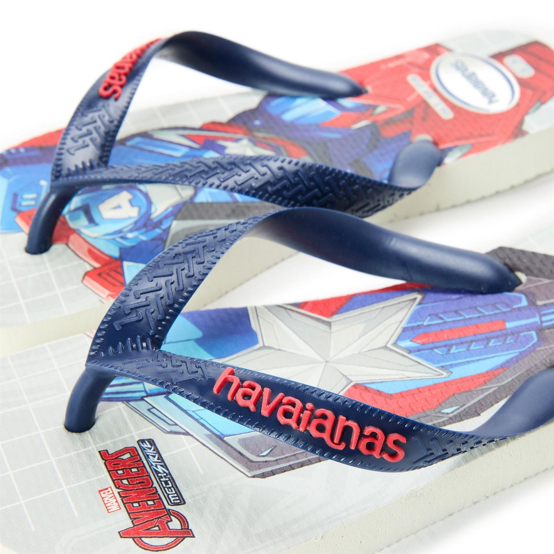 Havaianas Marvel Ii White Flip Flops