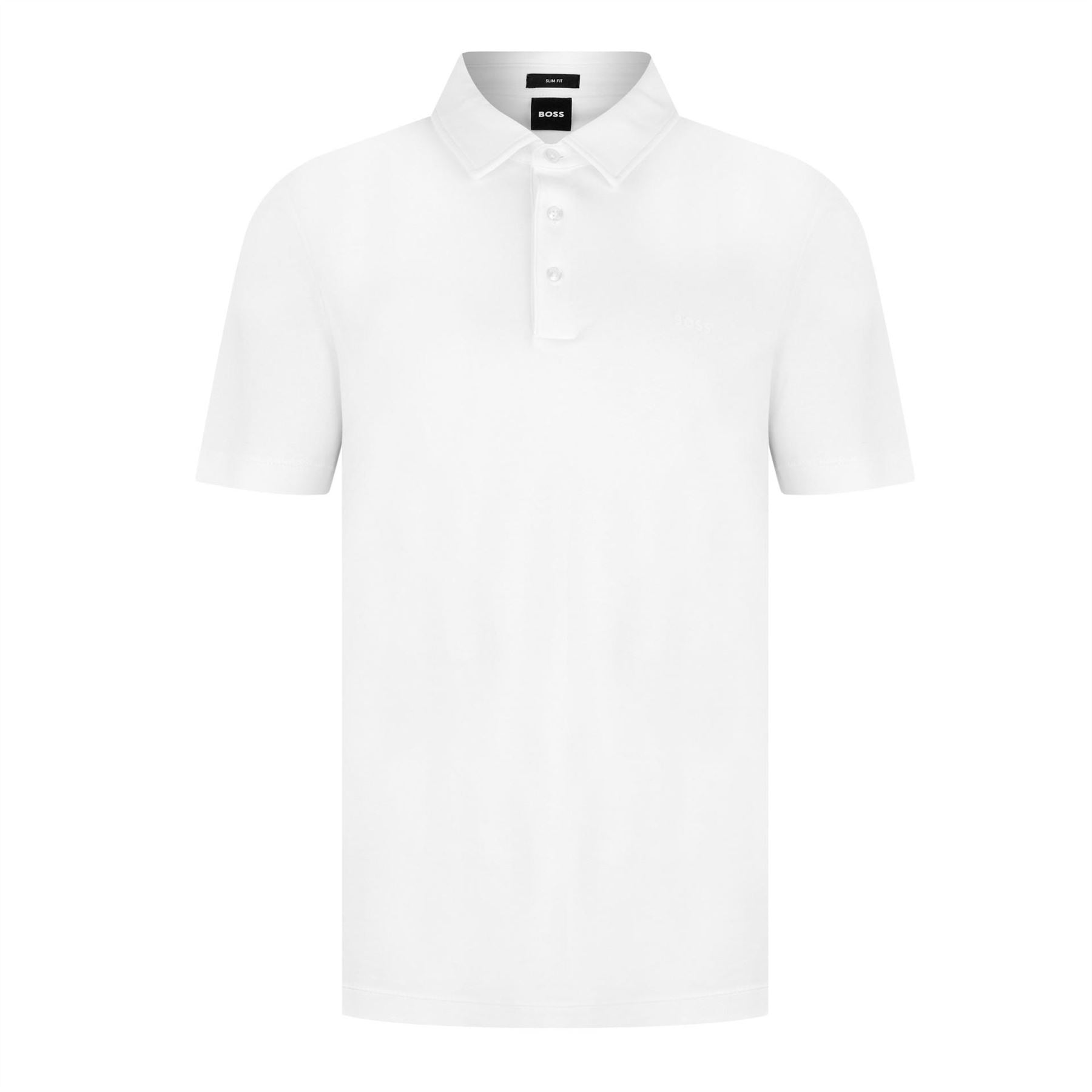 Boss BOSS BLACK Short Sleeve Polo Shirt with Logo Detail   Slim Fit