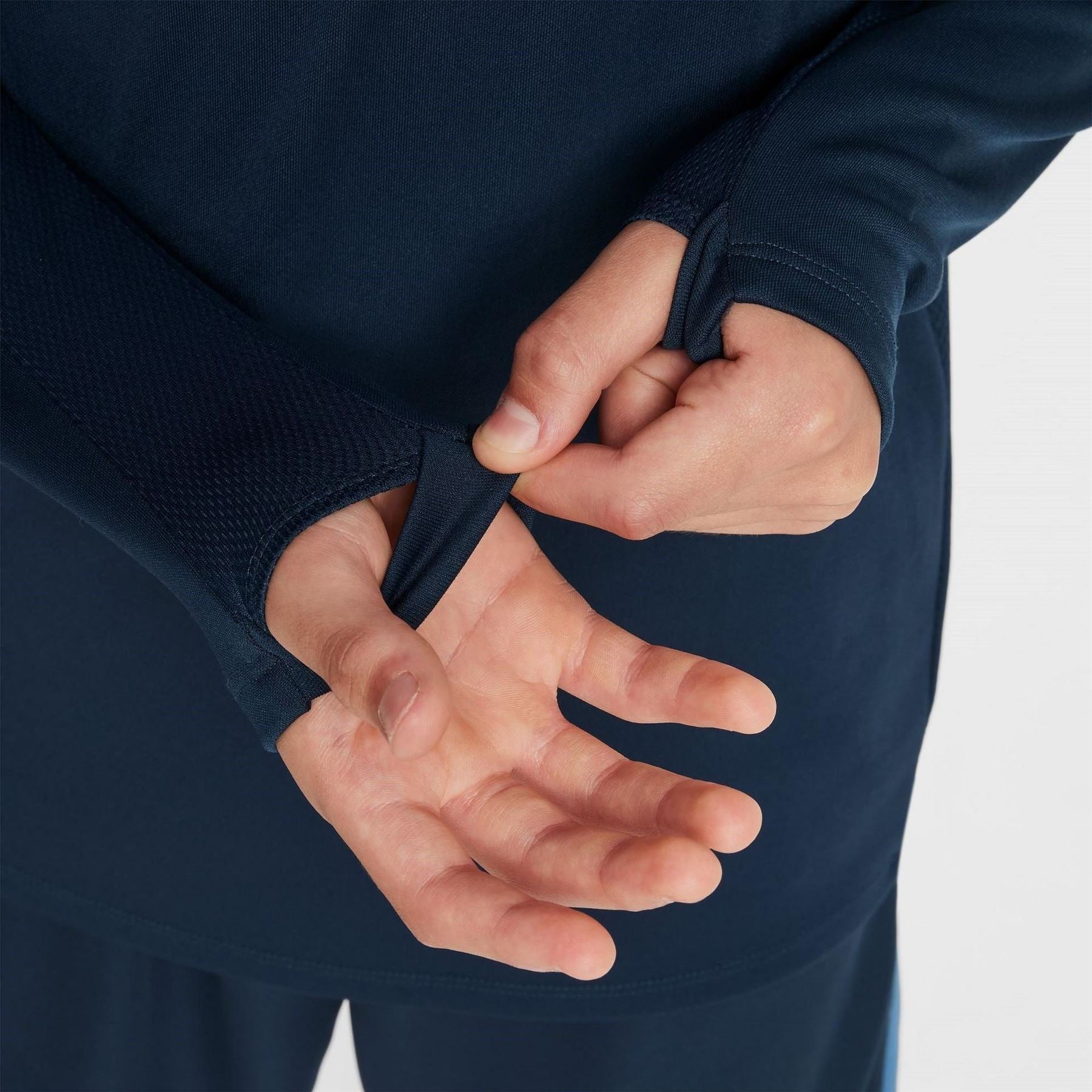 Nike Regular Fit Zip Neck Drill Long Sleeve T-Shirt