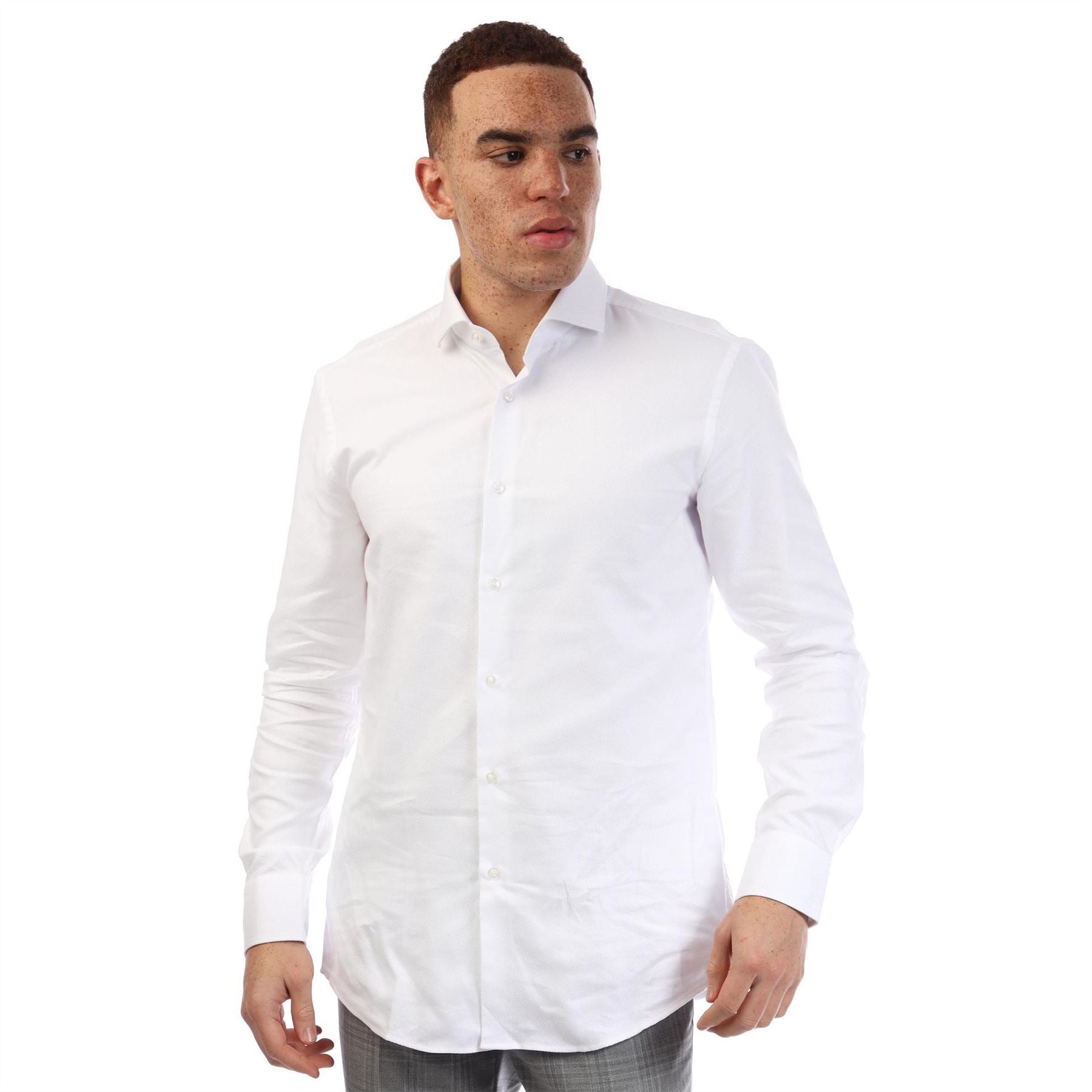 Boss Mens H Hank Spread C1 222 10264050 Oxford Shirt