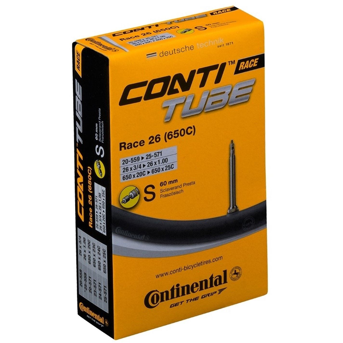 Continental Race26 20 25 P60 Inner Tube