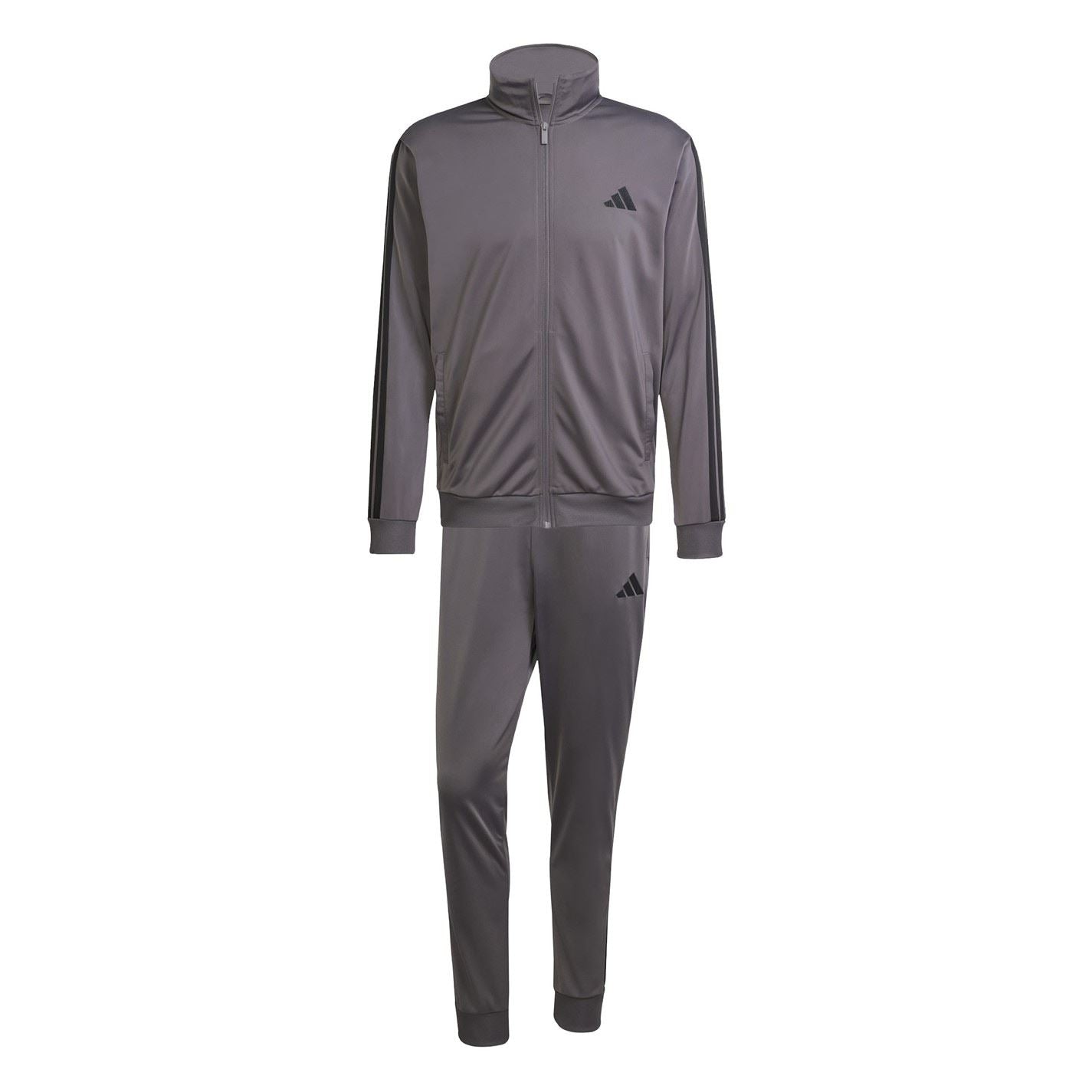 adidas Basic 3   Stripes Tricot Tracksuit