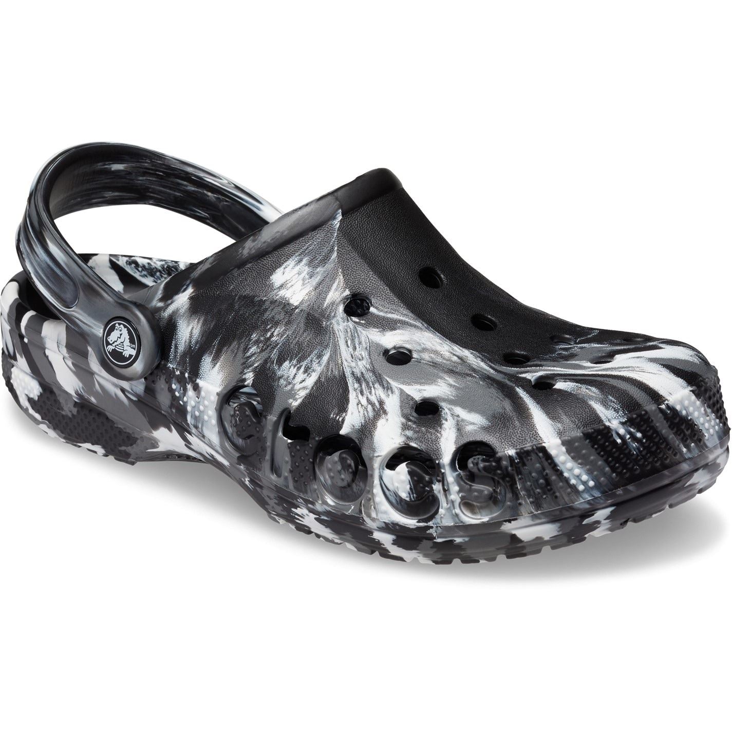 Crocs Baya Marble Patterned Clogs