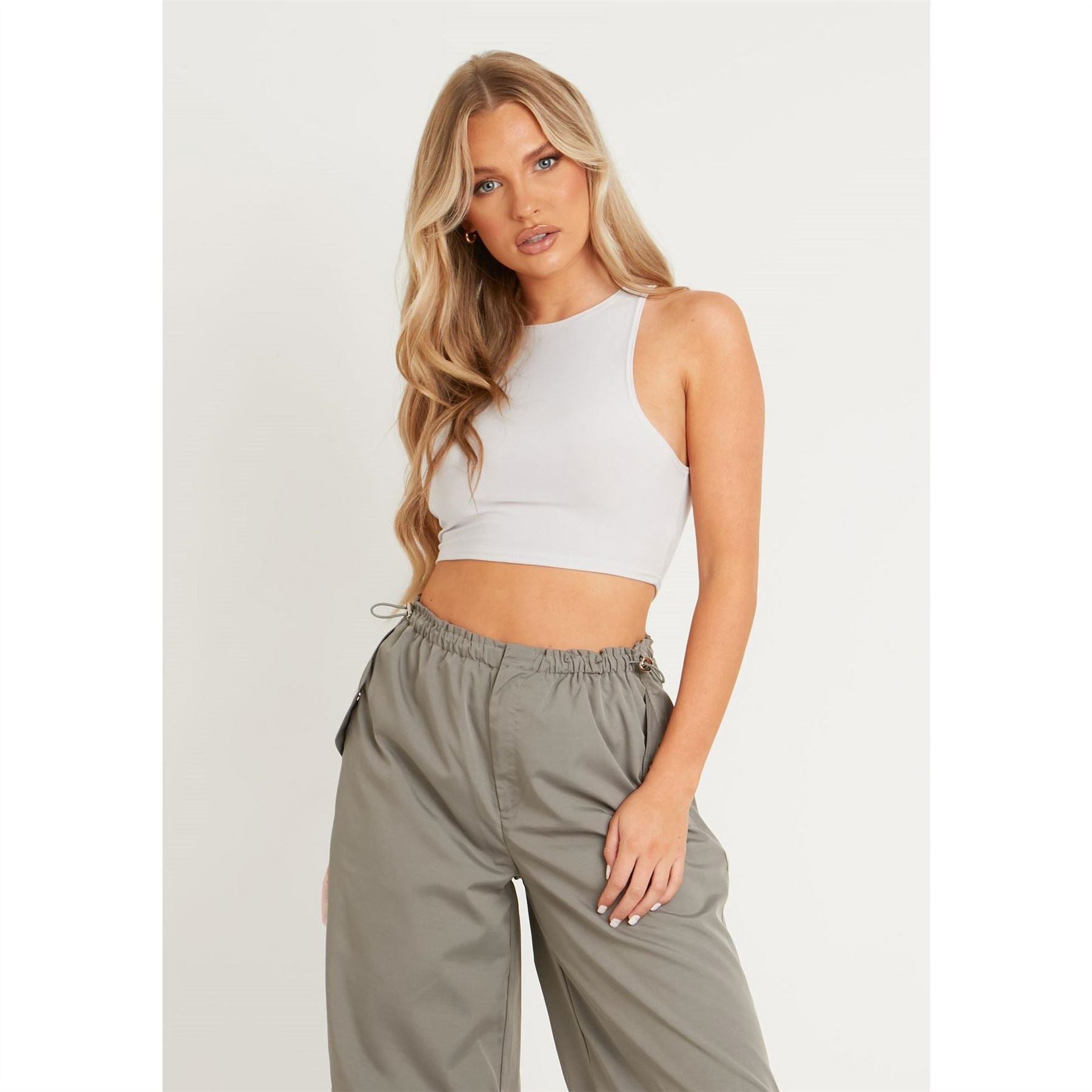 Missy Empire Racer Crop Top
