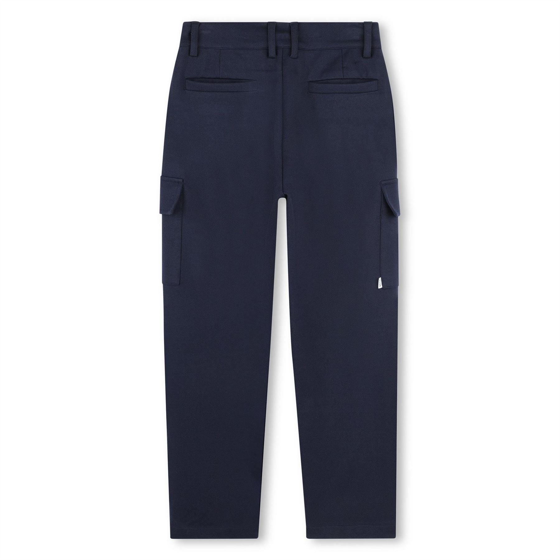 Boss Straight Leg Zip Pocket Relaxed Fit Cargo Trousers