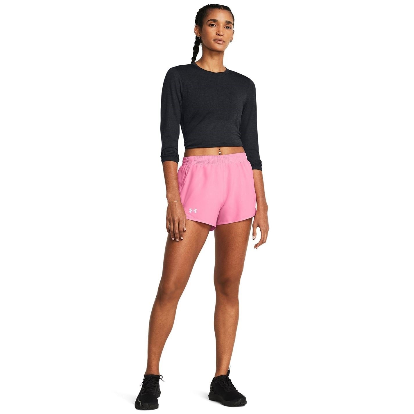 Under Armour Womens Armour Ua Fly By 3 Shorts Gym Shorts