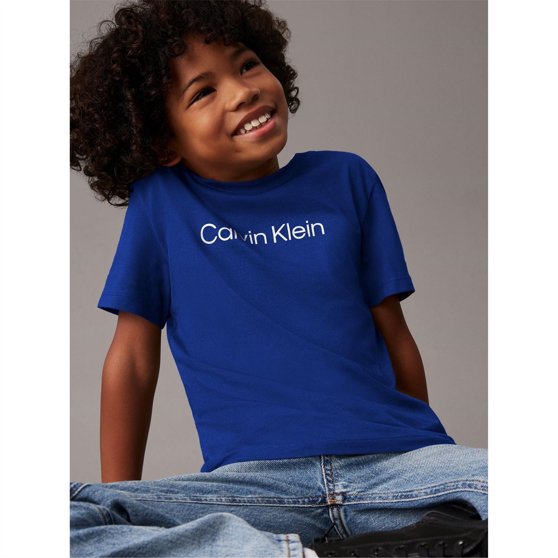 Calvin Klein Jeans Regular Fit Lettering Crew Neck T-Shirt