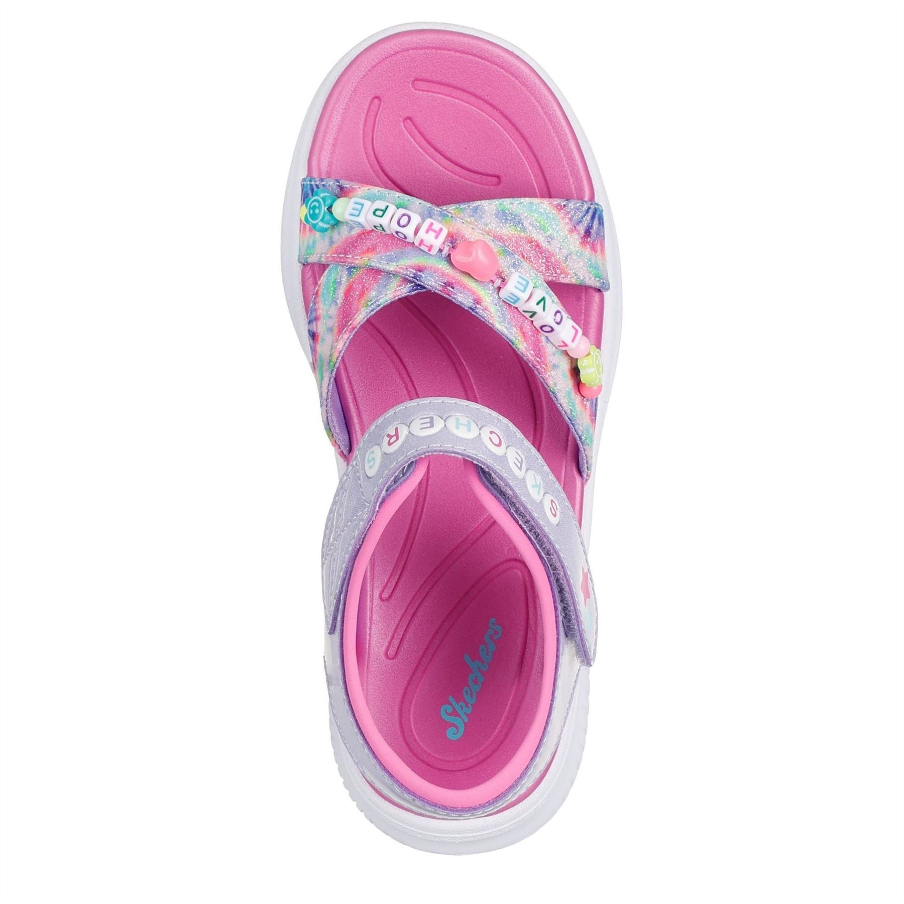Skechers Bracelet Theme Sandal Flat Sandals Girls