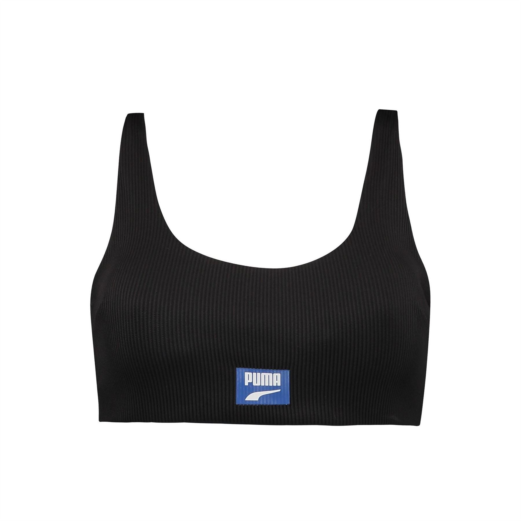 Puma Ribbed Scoop Neck Swimsuit