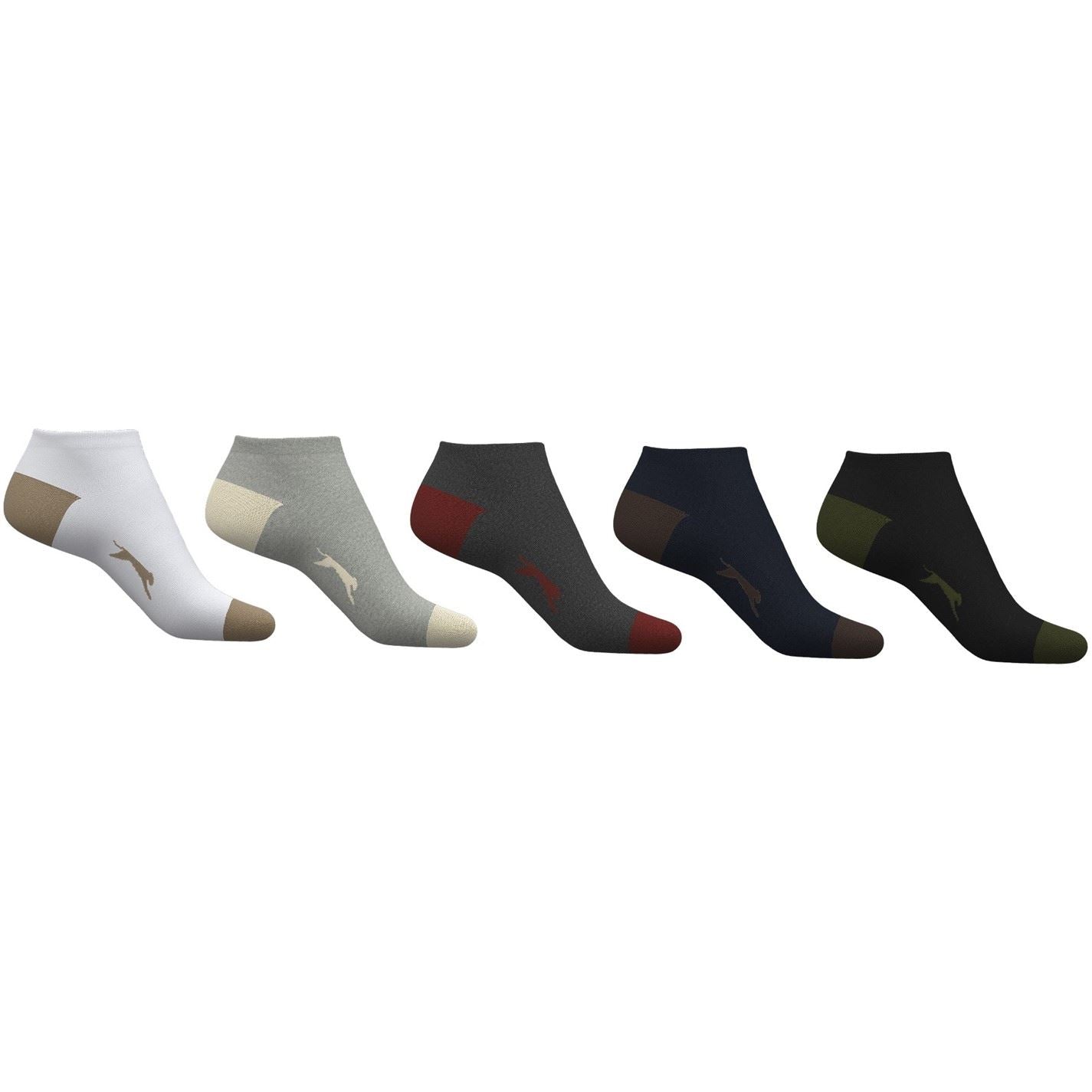 Slazenger Mens 5 Pack Trainer Socks