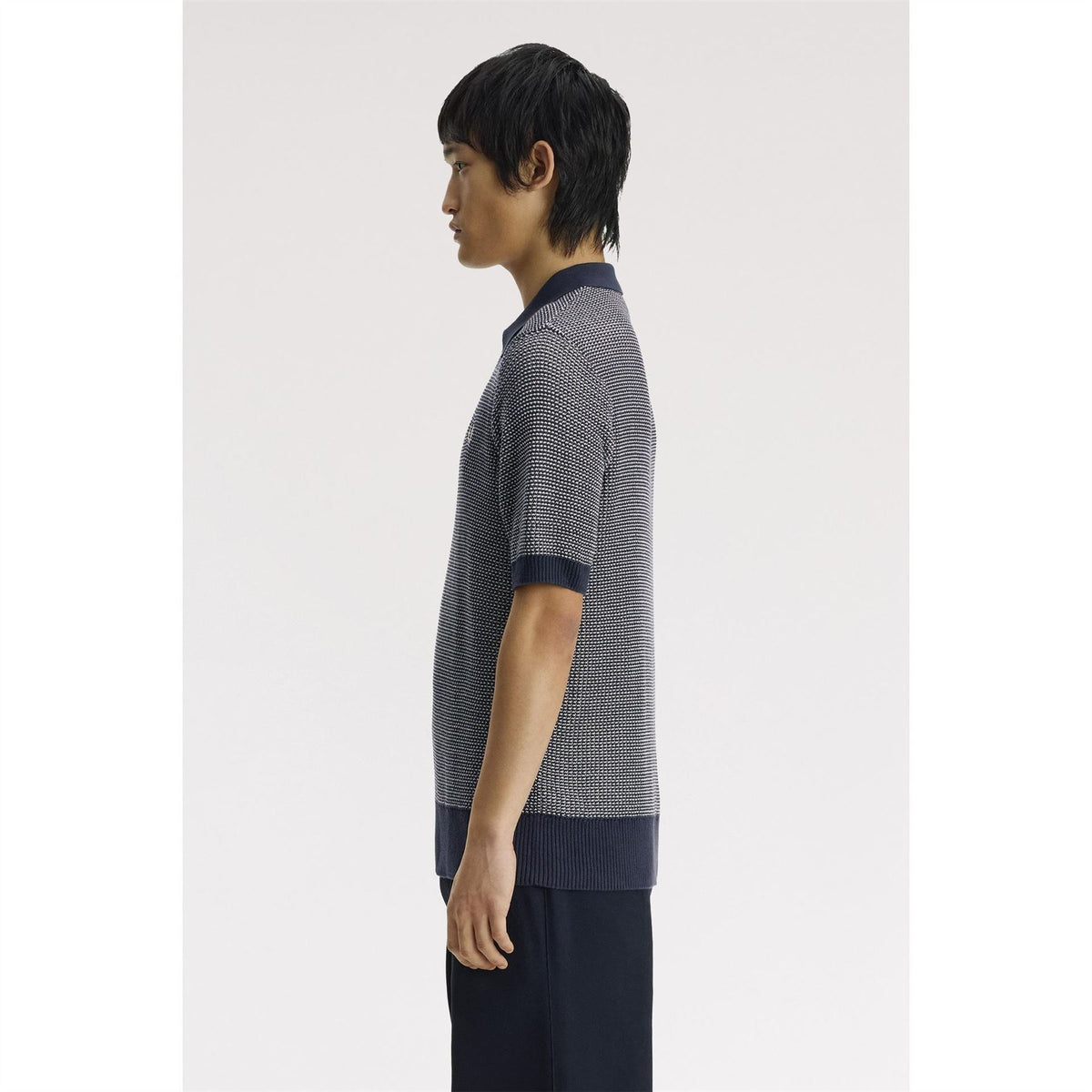 Fred Perry Txtrd Knt Sszip