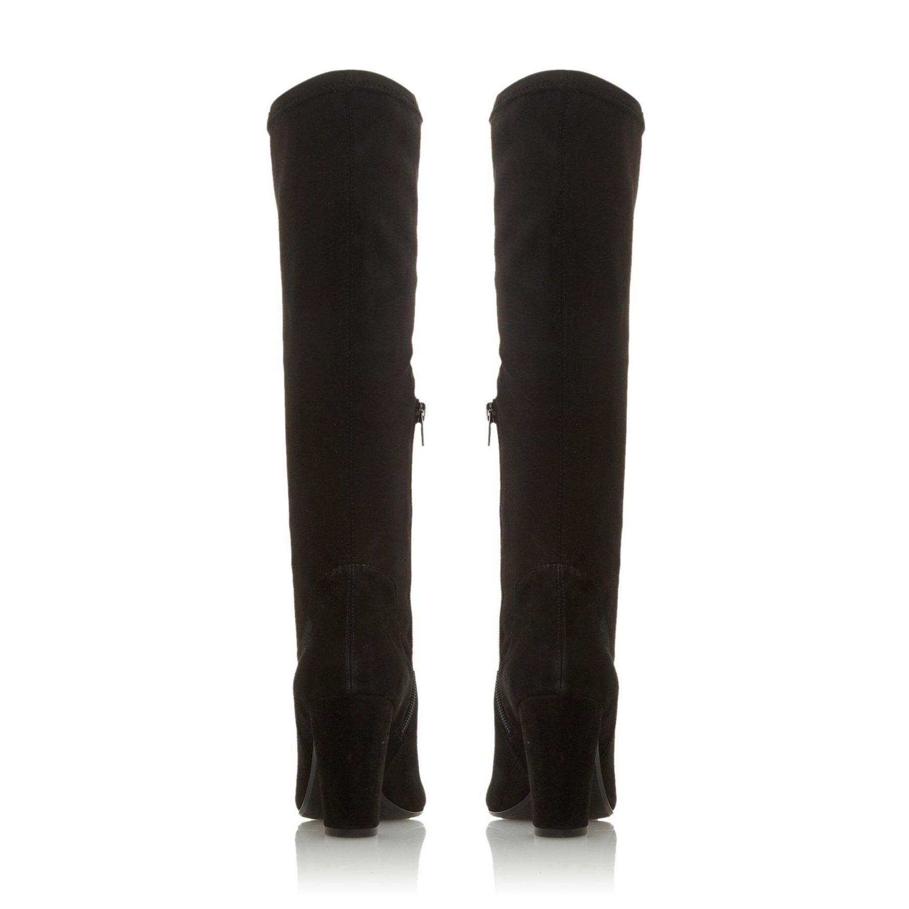 Dune London High Block Heel Pointed Toe Boots