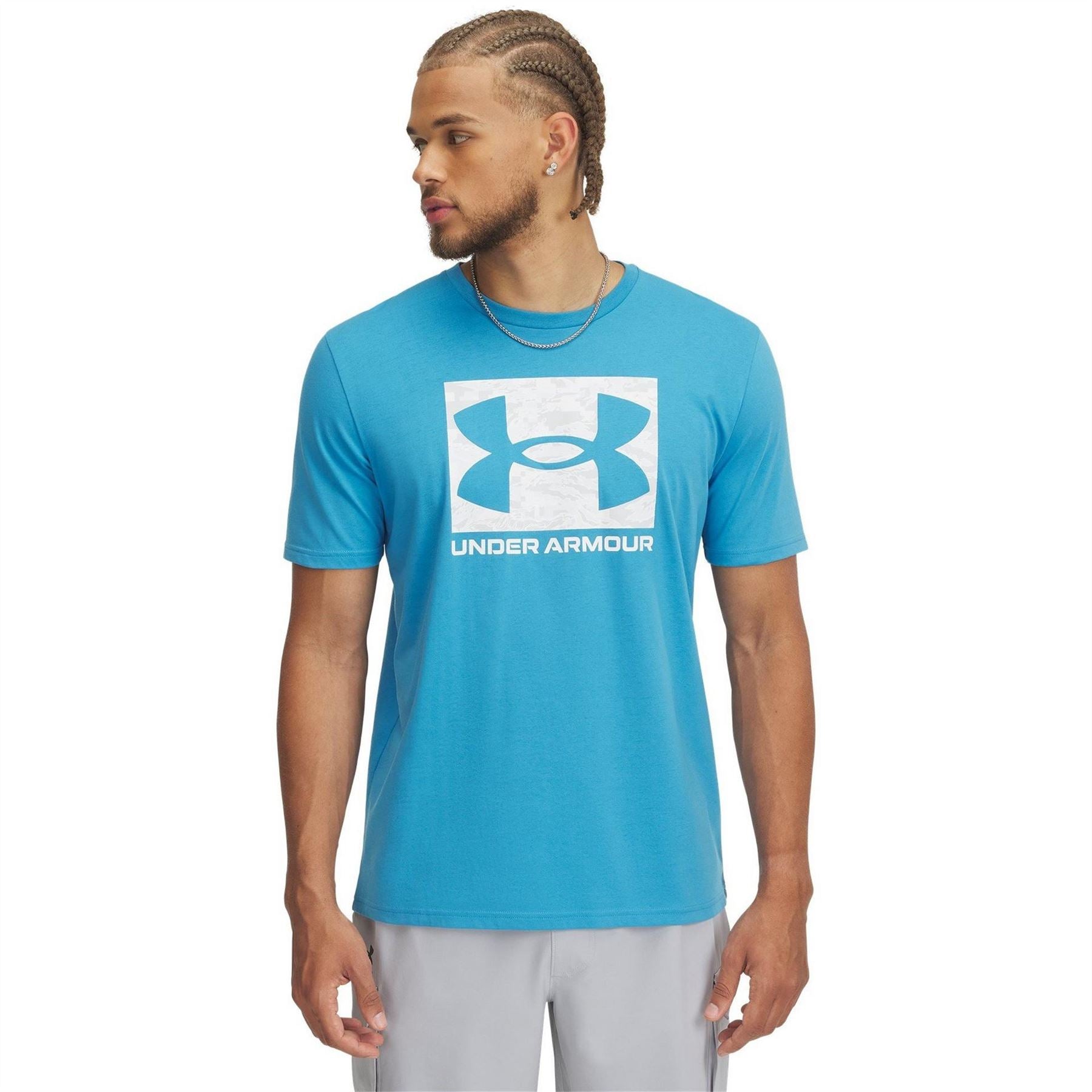 Under Armour Abc Camo Boxed Logo Short Sleeve