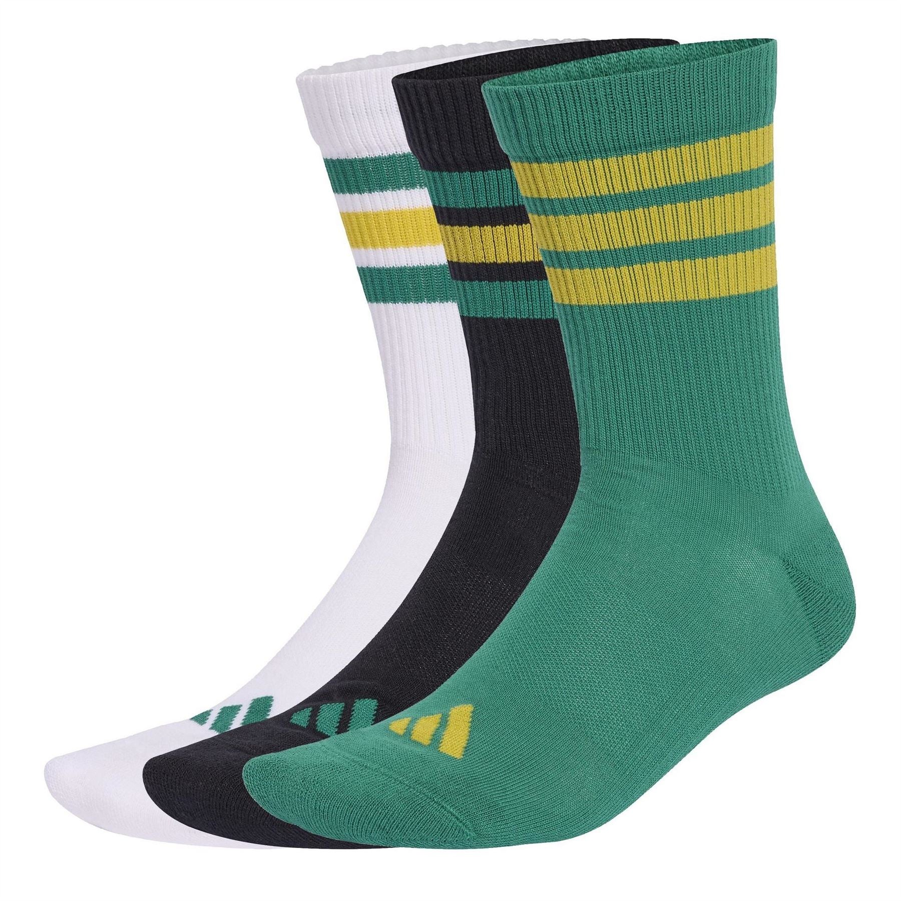 adidas 3 Pack Crew Socks Adults
