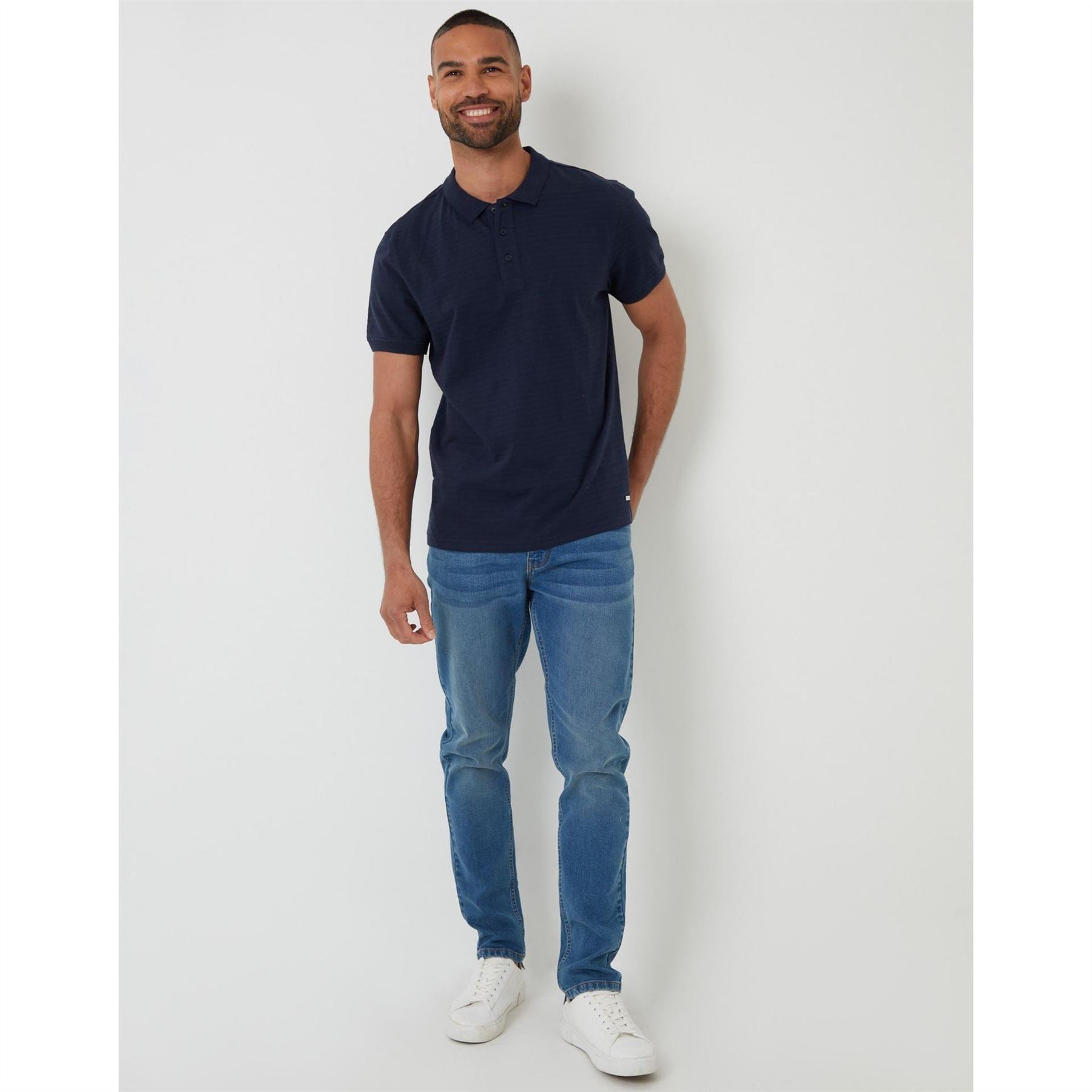 Threadbare Cramond Collared Neck Short Sleeve Polo Shirt