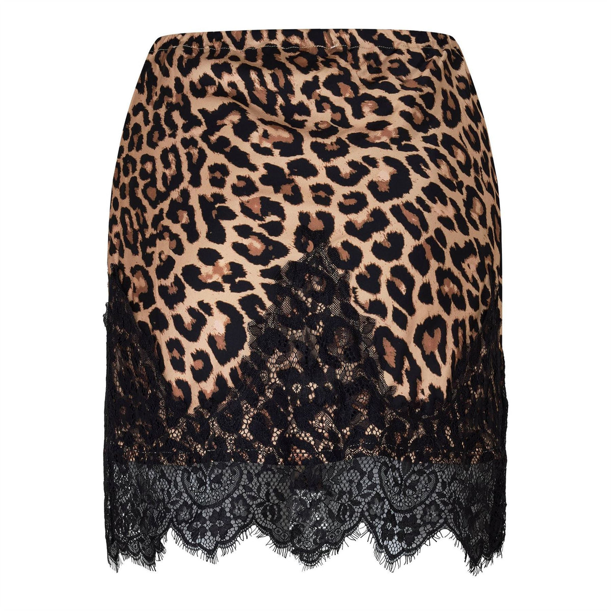 Never Fully Dressed Maeva Mini Leopard Patterned Pencil Skirt